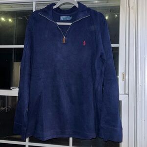 Navy blue Ralph Lauren pull over